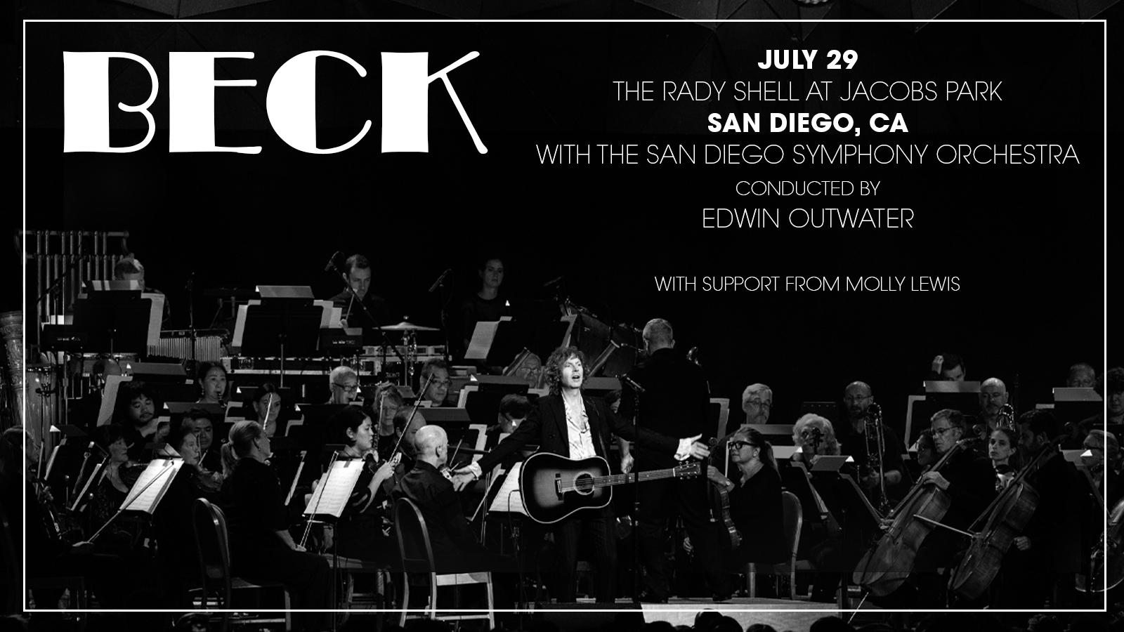 Beck with the San Diego Symphony Orchestra  